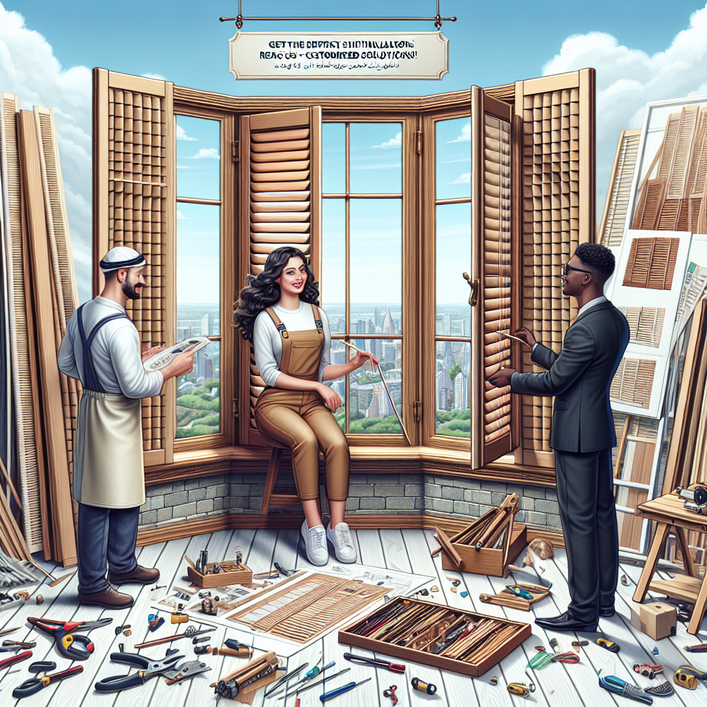 "Get the Perfect Shutter Installation: Reach Us Today for Customized Solutions!"