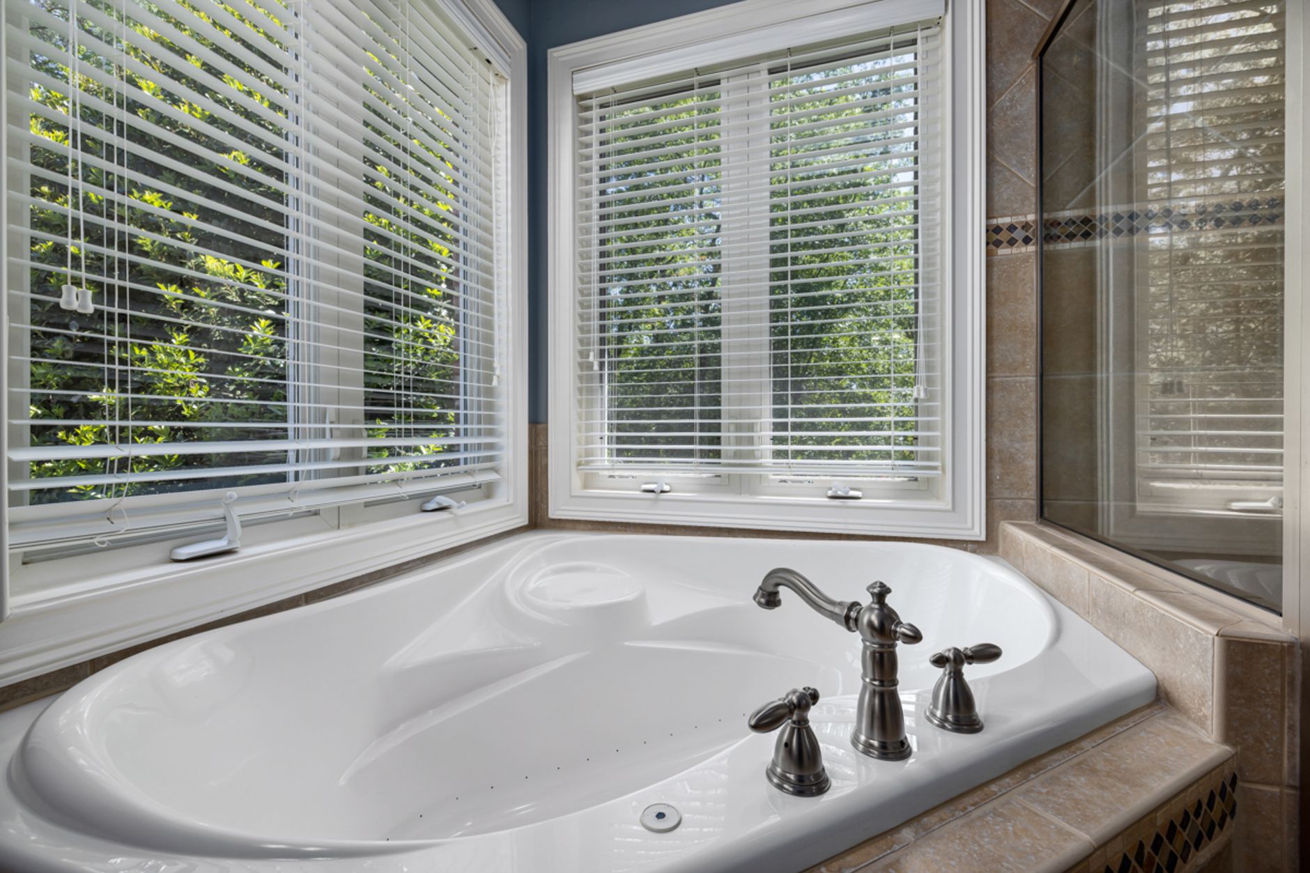 3. Cordless Faux Wood Blinds — Safer, Cleaner, and Easier to Operate