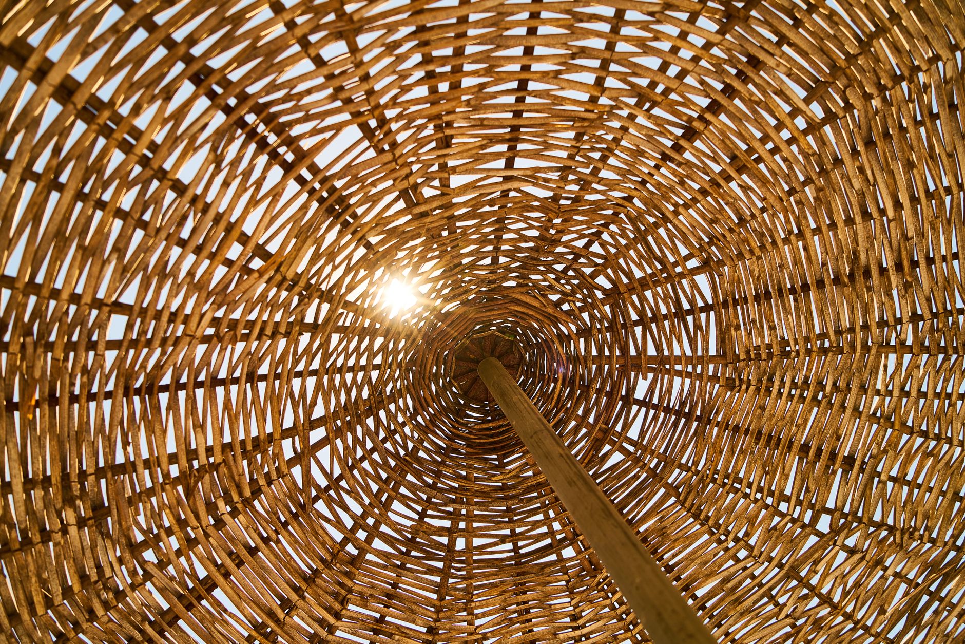 7. Woven Wood Shades — Natural Texture with Sunroom Charm