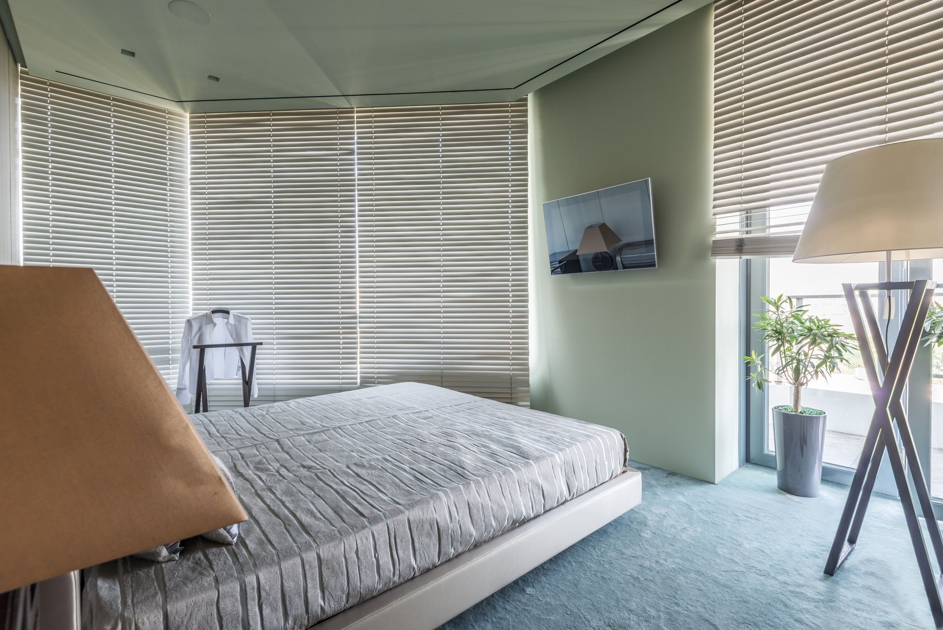 3. Roman Shades with Blackout Lining — Soft Style Meets Serious Darkness